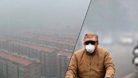 Situace se smogem v Číně je katastrofická.