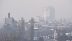 Smogová situace v Olomouci z února 2017