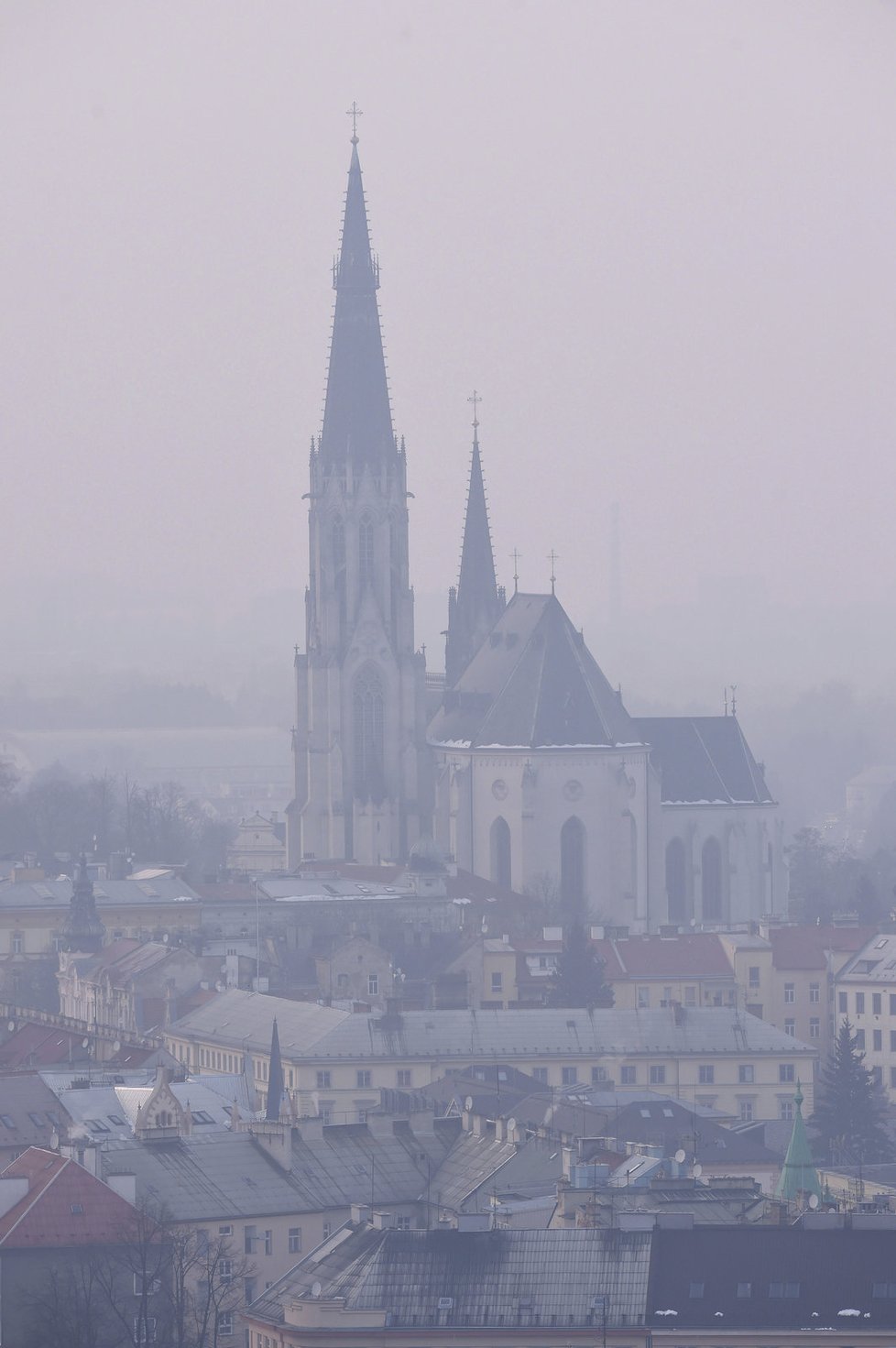 Smogová situace v Olomouci z února 2017