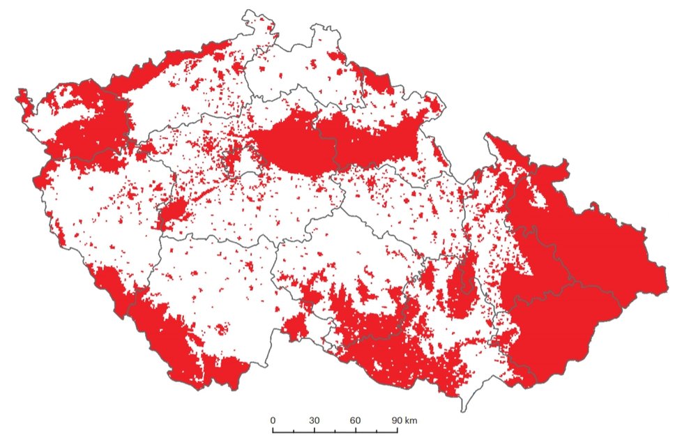 Oblasti s překročenými imisními limity pro ochranu lidského zdraví