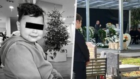 Poslední sbohem Dominikovi (†8)