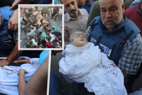 Srdcervoucí snímky z nemocnice v Gaze: Novináři Al Jazeery zabily rakety celou rodinu!