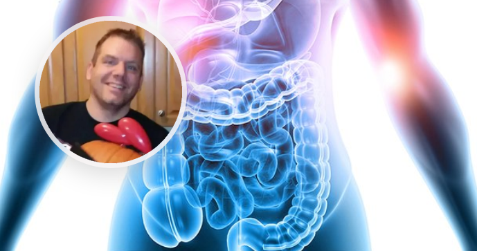 Zemřelý James Stewart a střeva