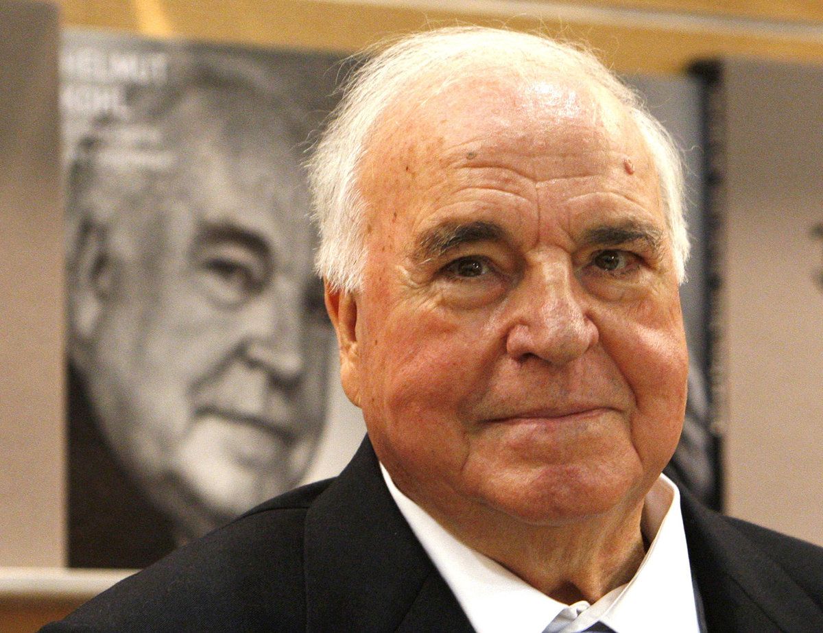 Bývalý německý kancléř Kohl.