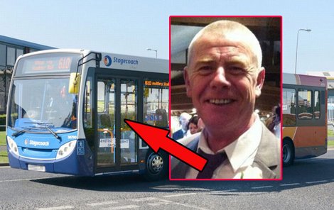 Darren Morley zemřel "přiskřípnutý" ve dveřích autobusu.