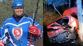 Nadějná hokejbalistka uhořela v autě: Místo oslav vítězství teď její tým čeká pohřeb