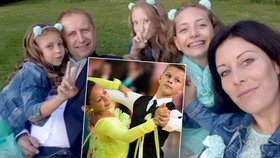 Šťastnou rodinku plnou tanečnic postihla tragická smrt tatínka