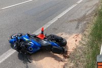 Vétřiesku v České Lípě naboural motorkář (†67): Tvrdý náraz nepřežil