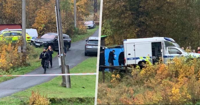 Po střelbě ve Smržovce dva mrtví a jeden zraněný, podezřelého policie zadržela