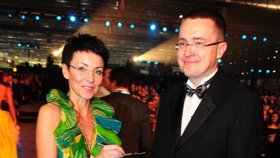 Roman Šmucler s manželkou