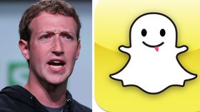 Zuckerberg chtěl koupit aplikaci Snapchat, ale měl smůlu.