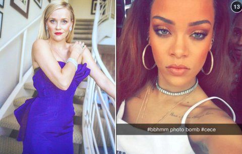 Rihanna nebo Reese Witherspoon: Které celebrity stojí za to sledovat na Snapchatu?