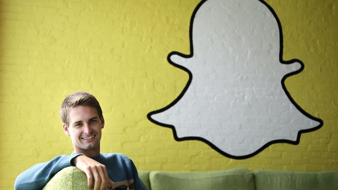 Šéf sociální sítě Snapchat Evan Spiegel