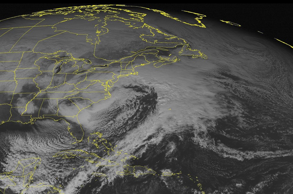 Východní pobřeží USA zasáhla masivní sněhová bouře.