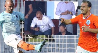 Co je to za tlouštíka? Slavný fotbalista Sneijder ukončil kariéru a pořádně přibral!
