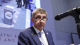 Andrej Babiš na sněmu hnutí ANO