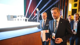 Mimořádný sněm hnutí STAN: Premiér Petr Fiala (ODS) a Vít Rakušan (23.7.2022)