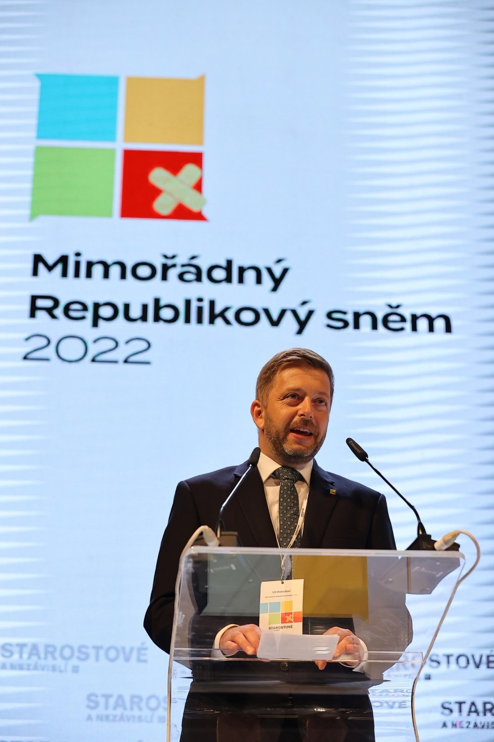 Mimořádný sněm hnutí STAN: Projev Víta Rakušana (23.7.2022)