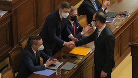 Loučení Jana Farského (STAN) poté, co složil poslanecký mandát (15.2.2022)