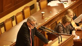Jednání Sněmovny o bezpečnostních hrozbách pro ČR: Předseda hnutí ANO Andrej Babiš (20.3.2024)