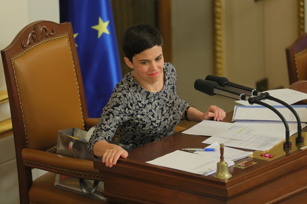 Mimořádná schůze Sněmovny: Místopředsedkyně Sněmovny Olga Richterová (Piráti) (4.5.2022)