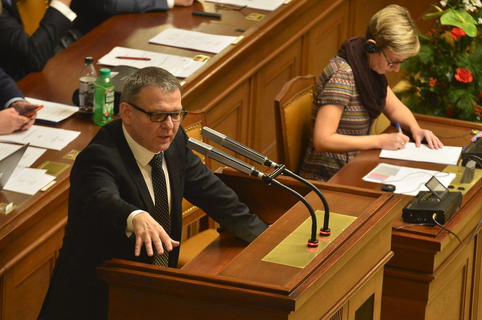 Poslanci se sešli k projednání rozpočtu: Lubomír Zaorálek z ČSSD. (19.12.2018)