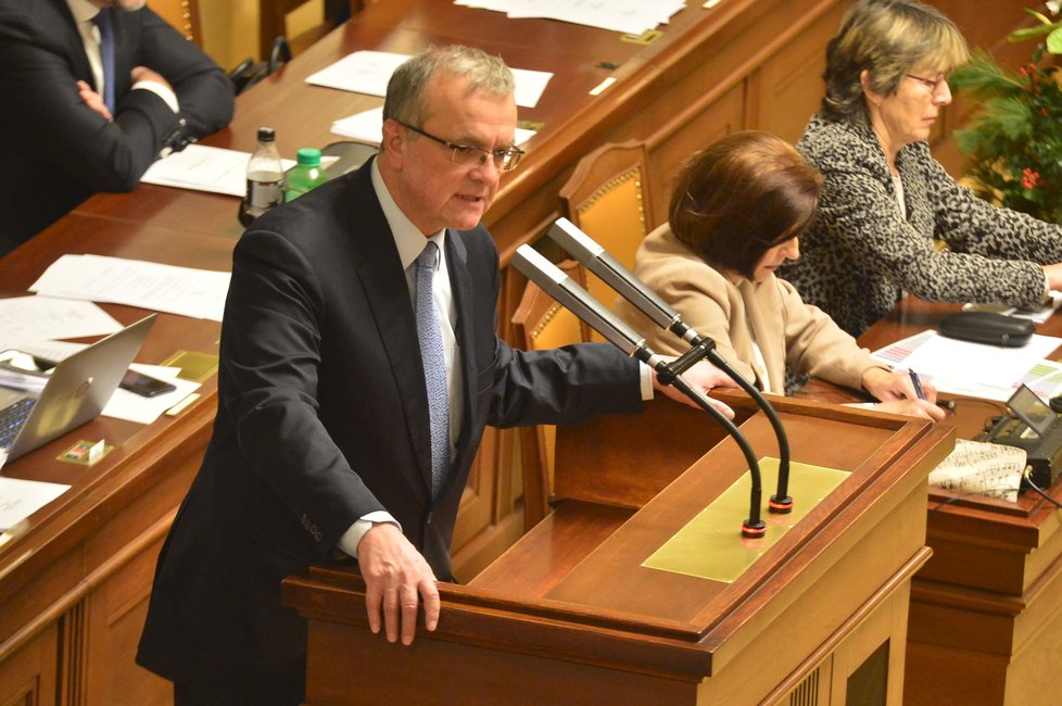 Poslanci se sešli k projednání rozpočtu: Miroslav Kalousek (19. 12. 2018).