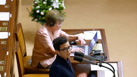 Olga Richterová (Piráti) ve Sněmovně (14.11.2025)