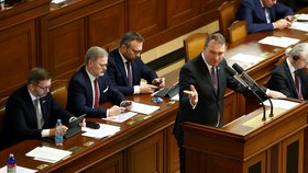 Radim Fiala (SPD) ve Sněmovně (14.11.2025)