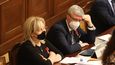 Ustavující schůze Sněmovny: Alena Schillerová a Karel Havlíček (ANO) (10.11.2021)