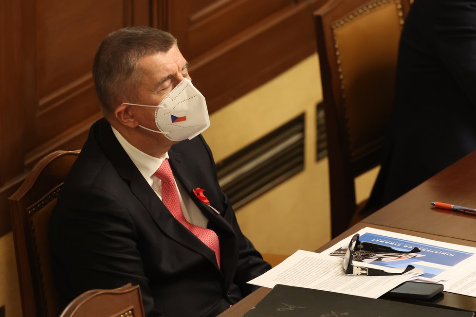 Andrej Babiš (ANO) ve Sněmovně (10.11.2021)