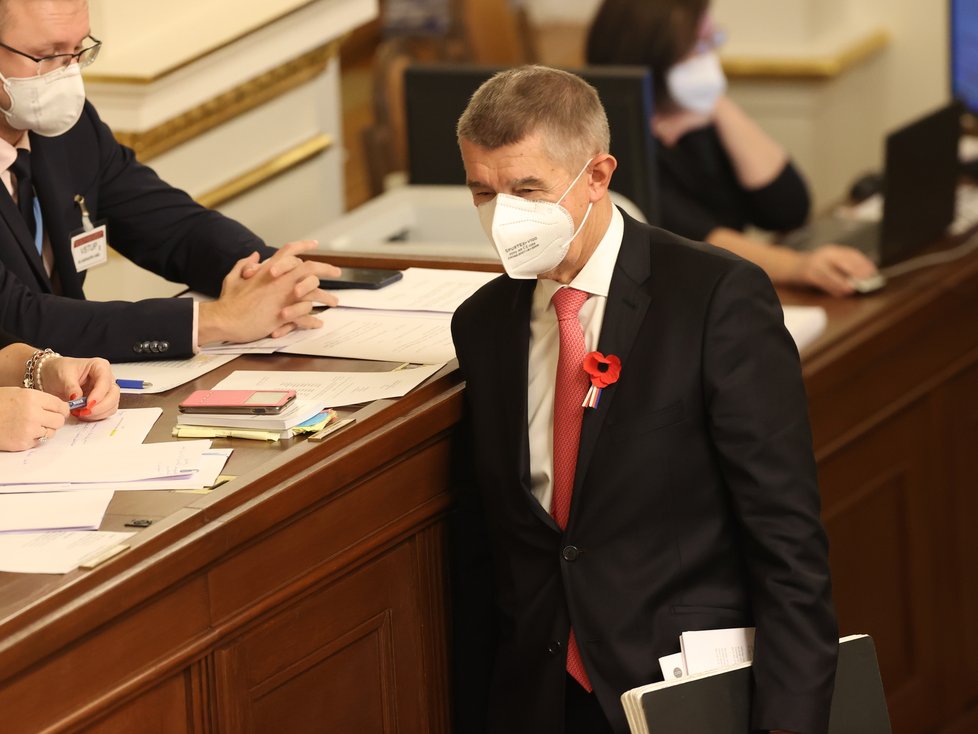 Ustavující schůze Sněmovny: Andrej Babiš (ANO) (10.11.2021)