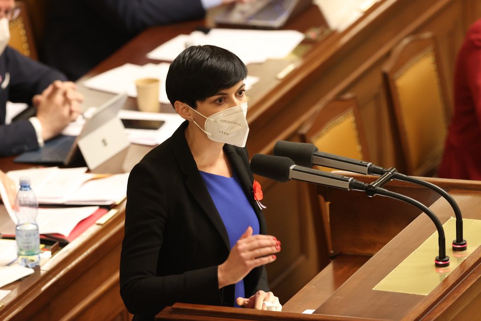 Ustavující schůze Sněmovny: Markéta Pekarová Adamová (TOP 09; 10. 11. 2021)