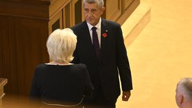 Ustavující schůze nové Sněmovny: Šéf ANO Andrej Babiš (3.11.2025)