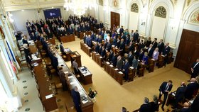 Ustavující schůze nové Sněmovny (3.11.2025)