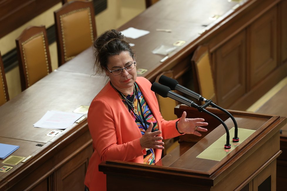 Jednání o nedůvěře vládě: Poslankyně ANO Berenika Peštová (2.9.2022)