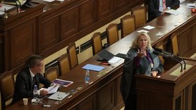 Noční jednání Sněmovny o nedůvěře vládě: Exministryně Dostálová (2. 9. 2022)