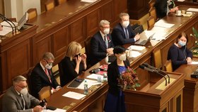 Markéta Pekarová Adamová byla zvolena novou předsedkyní Poslanecké sněmovny. (10.11.2021)