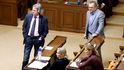 Miroslav Ševčík a Jaroslav Foldyna ve Sněmovně (24. 9. 2026). Miroslav Ševčík a Jaroslav Foldyna ve Sněmovně (24. 9. 2026).