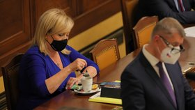 Mimořádná schůze Sněmovny k platům politiků (5. 10. 2021): Alena Schillerová (za ANO)