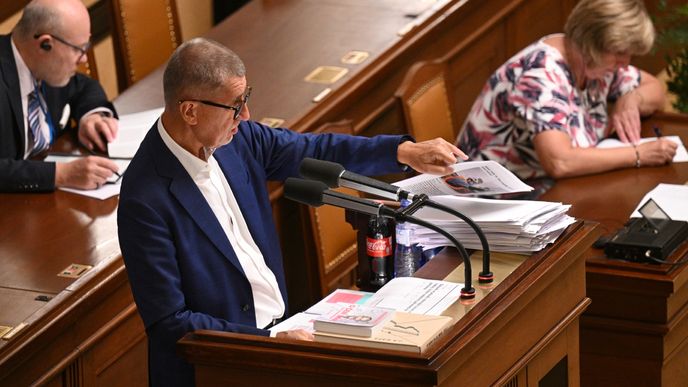 Sněmovna o úsporném balíčku: Andrej Babiš (ANO) (6.9.2023)