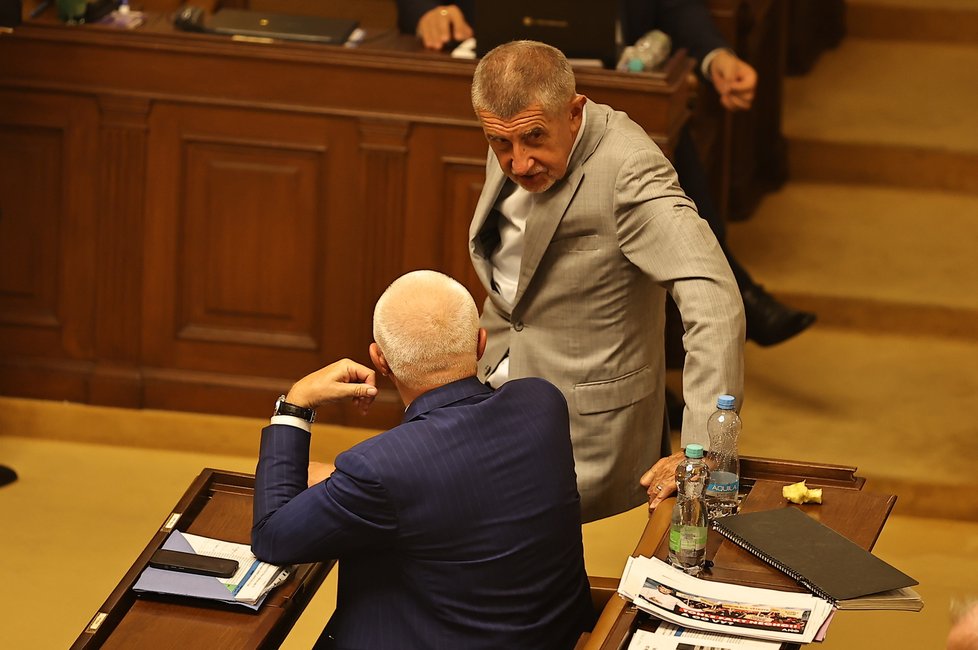 Jednání Sněmovny: Andrej Babiš (ANO) (červenec 2023)