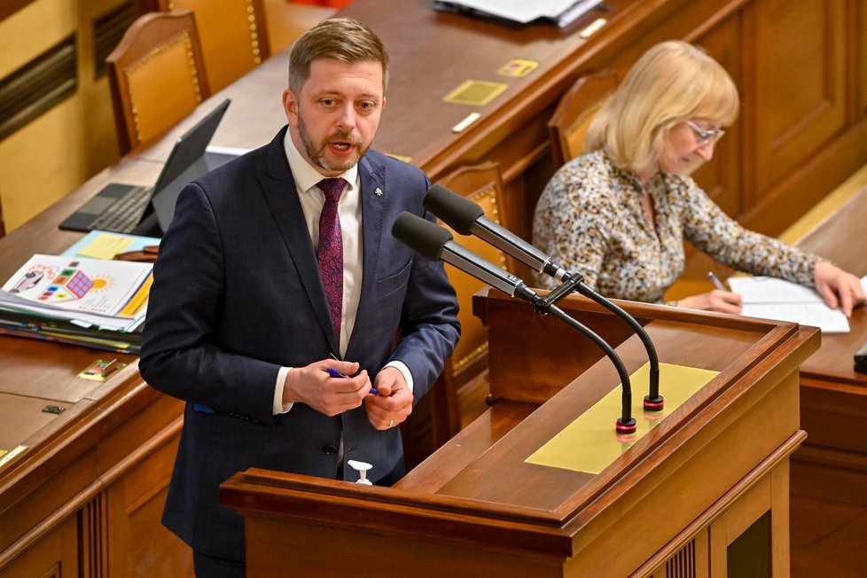 Ministr vnitra Vít Rakušan (STAN) v Poslanecké sněmovně (26.4.2022)