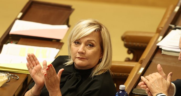 Alena Schillerová v Poslanecké sněmovně
