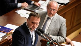 Předseda KDU-ČSL Marian Jurečka na schůzi sněmovny (8.7.2020)