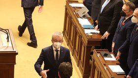 První den nové Sněmovny: Marek Benda (ODS) na ustavující schůzi (8.11.2021)