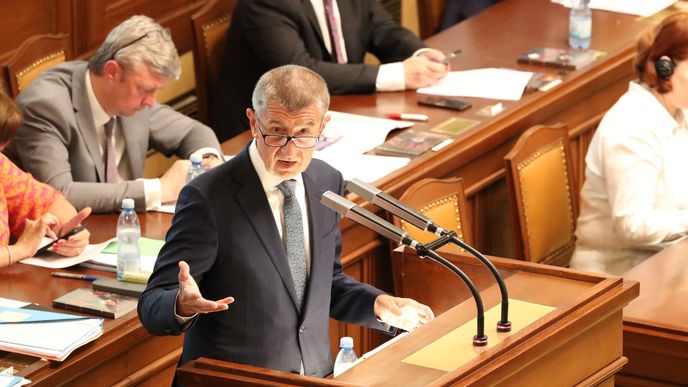 Hlasování o nedůvěře vládě: Andrej Babiš (ANO, 26. 6. 2019)