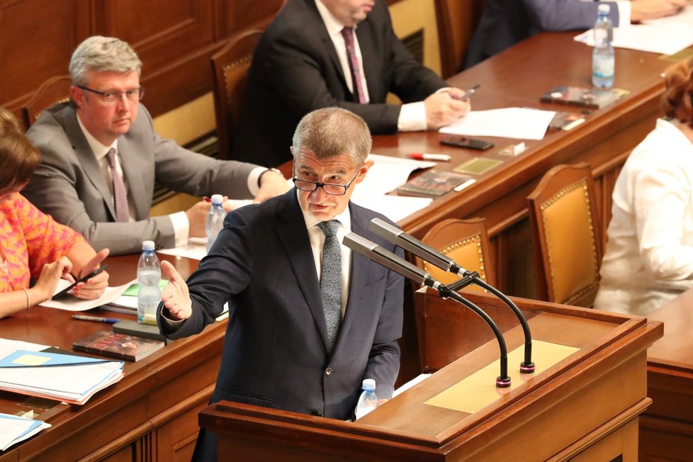 Hlasování o nedůvěře vládě: Andrej Babiš (ANO, 26. 6. 2019)