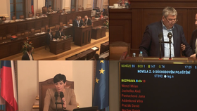 Poslanec Milan Wencl na jednání Sněmovny o červnové valorizaci (3.3.2023)