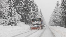 Čechy čeká v neděli sněhová kalamita (ilustrační foto).